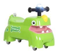 AIYAPLAY Kids Ride On Car Dinosaur Shape for 18-36 Months Green