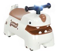 AIYAPLAY Kids Ride On Car - Dinosaur Shape Toddler Walker - Cream | TJ Hughes