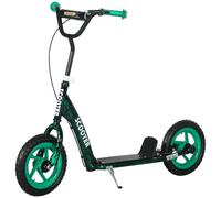 AIYAPLAY Kids Scooter Big Wheel Kick for 6-12 Years Old | Adjustable Height Handlebar, Non-slip Footplate, Rear Brake, Kickstand