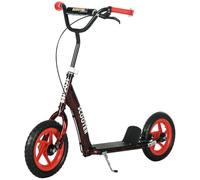 AIYAPLAY Kids Scooter Big Wheel Kick for 6-12 Years Old | Adjustable Height Handlebar, Non-slip Footplate, Rear Brake, Kickstand