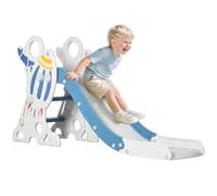 Aiyaplay Baby Slide Freestanding Slide For Kids 1.5-3 Years Space Theme Blue, Blue