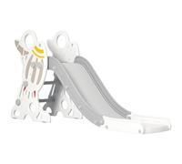 AIYAPLAY Kids Slide Freestanding Toddler Slide Space Theme for Indoor Outdoor Ages 1.5-3 Years - Grey