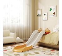 AIYAPLAY Kids Slide, Indoor Toddler Sofa Slide with Extended Length for Bed, Stairs, Easy to Assemble and Store, Yellow