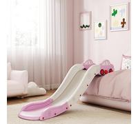 AIYAPLAY Kids Slide, Indoor Toddler Sofa Slide with Extended Length for Bed, Stairs, Easy to Assemble and Store, Pink