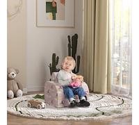 AIYAPLAY Kids Armchair, Foldable Toddler Chair for Bedroom - Pink