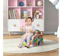 AIYAPLAY Kids Sofa Bed Folding Toddler Couch Armchair Recliner Multicoloured - Multi-coloured