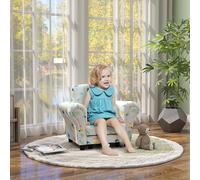 AIYAPLAY 2 Piece Kids Sofa Set with Cloud Design, for Nursery, White