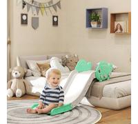 AIYAPLAY Sofa Slide for Kids, Indoor Toddler Slide with 130cm Extended Length, Non-Slip Pads, for Sofa, Bed, Stairs, Easy Assemble & Storage, Green