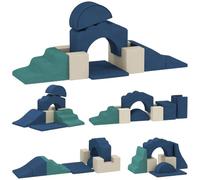 AIYAPLAY Kids Soft Play Set, Detachable Cover for Preschoolers, Dark Blue