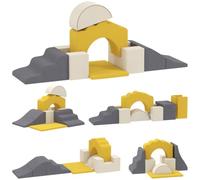 AIYAPLAY Kids Soft Play Set, Detachable Cover for Preschoolers, Yellow