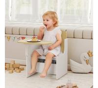 Aiyaplay Kids Table And Chair Set, Toddler Desk Chair With Storage Bins