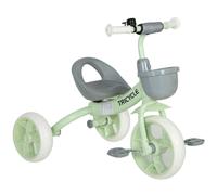 AIYAPLAY Kids Trike, Toddler Tricycle with Front Basket and EVA Wheels for Ages 2-5 Years, Indoor Outdoor for Boys Girls, Green