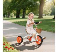 AIYAPLAY Kids Trike with Front Basket & EVA Wheels for Ages 2-5 Years in Orange AIYAPLAY Orange