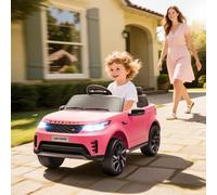AIYAPLAY Land Rover Discovery Licensed 12V Kids Electric Car w/ Remote Pink, Pink