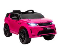 AIYAPLAY Land Rover Discovery Sport Licensed Kids Electric Car, 12V Ride on Car with Remote Control, LED Lights, Music, Horn, for Ages 3-6 Years, Pink Pink