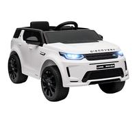 AIYAPLAY Land Rover Licensed Kids Electric Car w/ Remote Music in White AIYAPLAY White