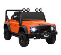 AIYAPLAY Land Rover Licensed Electric Car for Kids 12V 3-5 Years Old Orange