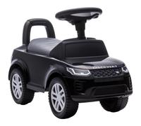 AIYAPLAY Land Rover Licensed Ride on Car Foot to Floor 18-36 Months Black | Sliding Walker, Horn, Engine Sounds, Under-Seat Storage, Toddler Baby Push Along Car