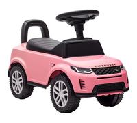 AIYAPLAY Land Rover Licensed Ride on Car, Foot to Floor Sliding Walker with Horn, Engine Sounds, Under-Seat Storage, Toddler Baby Push Along Car for 18-36 Months, Pink