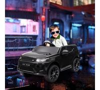 370-343V70BK AIYAPLAY Land Rover Discovery Sport Licensed Kids Electric Car, 12V Ride on Car with Remote Control, LED Lights, Music, Horn, for Ages 3-6 Years, Black
