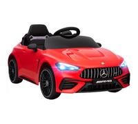 AIYAPLAY Licensed Mercedes AMG CLE 53 Kids Electric Car 12V for 3-6 Red