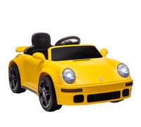 AIYAPLAY Licensed RUF CTR 2017 Electric Car for Kids, with Remote Control, Soft Start, MP3 Player, LED Lights, Yellow
