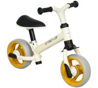 AIYAPLAY 8" Baby Balance Bike with Adjustable Seat, Lightweight Training Bike for Children with EVA Wheels, Easy Installation, No Pedals, for Ages 18-48 Months - Orange