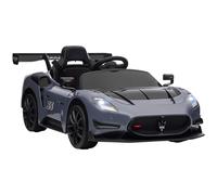 AIYAPLAY Maserati GT2 Licensed 12V Electric Ride On Car W/ Remote - Grey/Pink/White - Grey | TJ Hughes White
