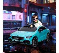 Mercedes-AMG CLA 45 Licensed 12V Ride on Car w/ Music AIYAPLAY Light Blue 1 Pack
