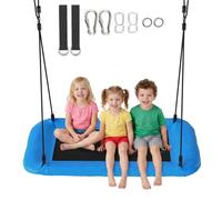 AIYAPLAY Nest Swing for Kids Swing Seat, Adjustable Ropes, 300KG Blue