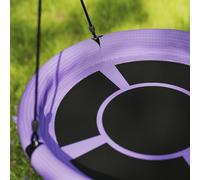 AIYAPLAY Nest Swing Seat - 100 cm Saucer Tree Swing Set for Kids - Purple - Purple | TJ Hughes