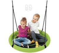 AIYAPLAY Nest Swing Seat for Kids, 100 cm Diameter Saucer Tree Swing Set in Green AIYAPLAY Green