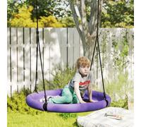 AIYAPLAY Nest Swing Seat for Kids, 100 cm Diameter Saucer Tree Swing Set in Purple AIYAPLAY Purple