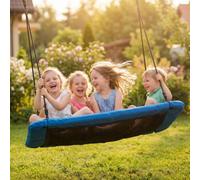 Aiyaplay Nest Swing With Adjustable Ropes For Kids, Blue