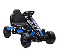AIYAPLAY Pedal Go Kart, Ride on Racer with Freewheel System, Brake, Non-Slip EVA Wheels, Metal Frame, Go Kart for Kids Ages 3-6 Years, Red
