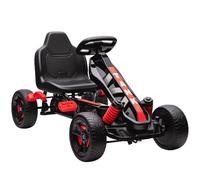 AIYAPLAY Pedal Go Kart with Freewheel System Brake for Kids Ages 3-6 Red