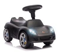 AIYAPLAY Ride on Car Porsche Licensed for Toddlers 18-36 Months Matte Black | Toddler Push Car, Horn, Headlights, Start-Up Sound, Steering Wheel, Ride on Toys for Boys Girls
