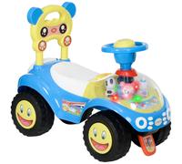 AIYAPLAY Ride on Toy, Foot to Floor Design with Music, Light, Horn, Blue