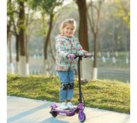 Aiyaplay Scooter, For 6-14 Years W/ Brakes, Colourful Light, Purple