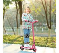 Aiyaplay Scooter For Ages 6-14 Years, With Colourful Lights, Pink