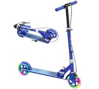 AIYAPLAY Scooter for Kids - Folding Kick Scooter w/ Adjustable Handle - Blue | TJ Hughes