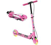 AIYAPLAY Scooter for Kids Ages 3-8 Folding Kick Scooter Handbrake Pink