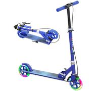 AIYAPLAY Scooter for Kids - Folding Kick Scooter w/ Adjustable Handle - Blue | TJ Hughes
