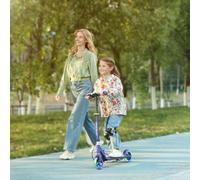 AIYAPLAY Scooter for Kids, Folding Kick Scooter w/ Adjustable Handle in Blue AIYAPLAY Blue