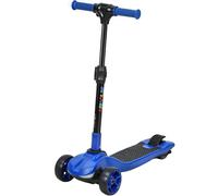 AIYAPLAY Three-Wheel Foldable Electric Scooter for Kids Aged 6-10 Years, Blue