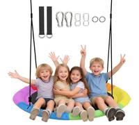 Aiyaplay Nest Swing Heavy Duty 300Kg Waterproof 120 Cm Rainbow