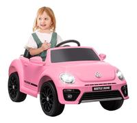 AIYAPLAY Volkswagen Beetle Licensed Ride on Car 12V Remote Control Pink