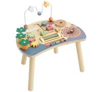 Aiyaplay Wooden Baby Activity Table, 6-In-1 Montessori Activity Table