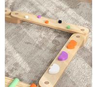 AIYAPLAY Wooden Balance Beam Board for Kids, Indoor Outdoor Play Equipment Build Coordination Agility and Strength, Toddler Obstacle Course for 3-8 Years