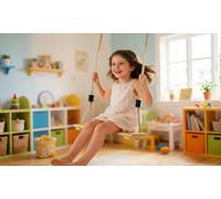 AIYAPLAY Wooden Toddler Swing Set